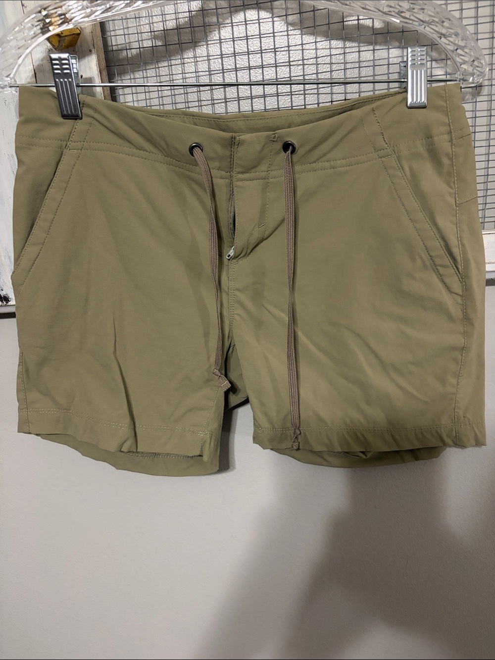 Columbia Women's Olive Green Drawstring Athletic Shorts